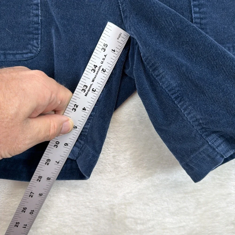 Banks Journal Corduroy Shorts Men's 34 Blue Stretch Casual Beach Skate Surf